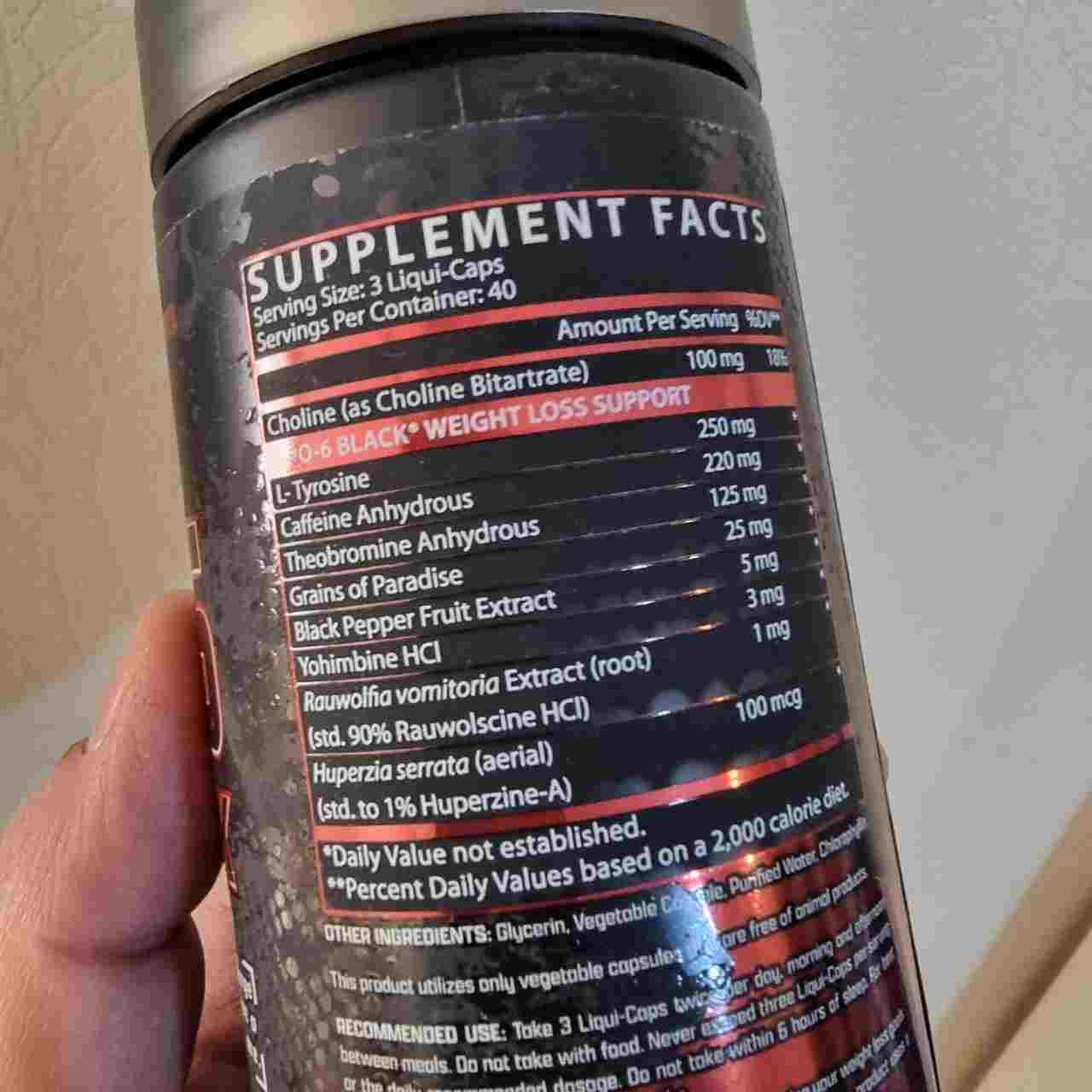 ترکیبات چربی سوز لیپو سیکس 40 سرو 120 عددی