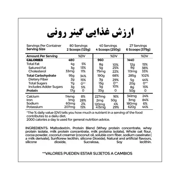 کینگ مس رونی کلمن جدید XXL - Image 2