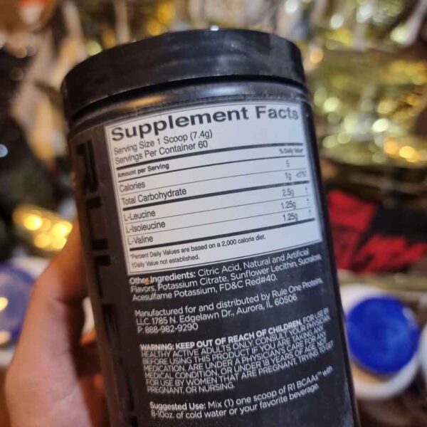 بی سی ای ای رول وان 440 گرم ترکیبات و محتویات تصویر 2