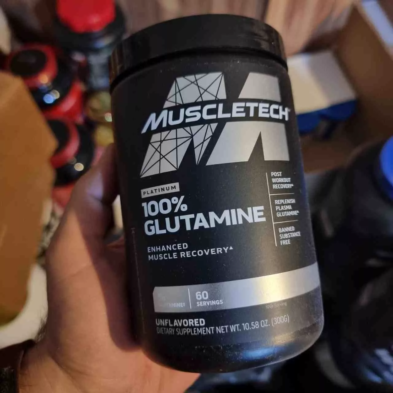 گلوتامین طرح جدید پلاتینیوم ماسل تک 300 گرم عکس از انبار 1 تصویر شاخص