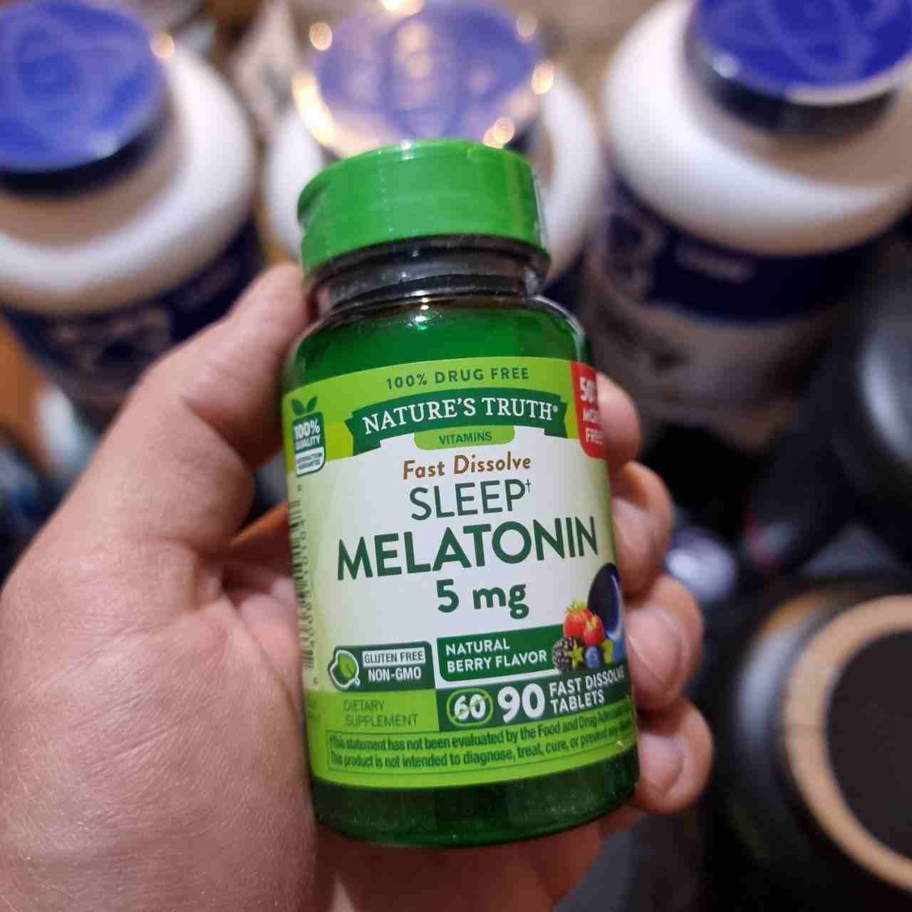 ملاتونین نیچرز تروث 90 عددی ترکیبات و محتویات