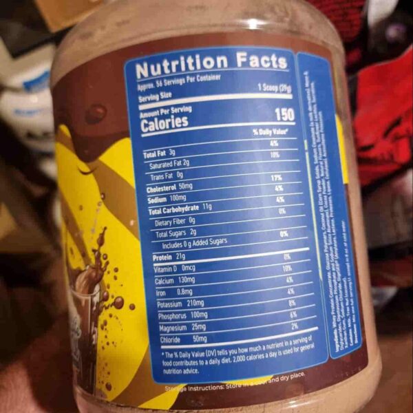 پروتئین وی پرایمال لبز 2.2 کیلو و محتویات و ارزش غذایی