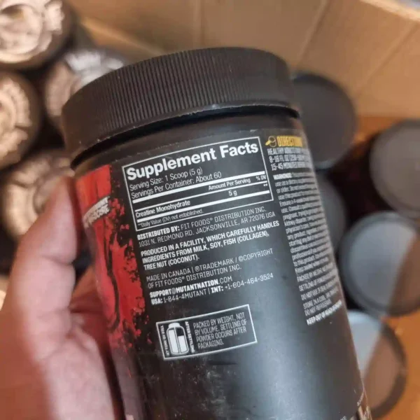 کراتین مونوهیدرات موتانت طرح جدید 300 گرم