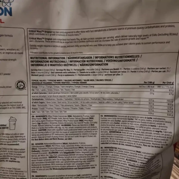 مس گینر اپلاید نوتریشن 6 کیلویی